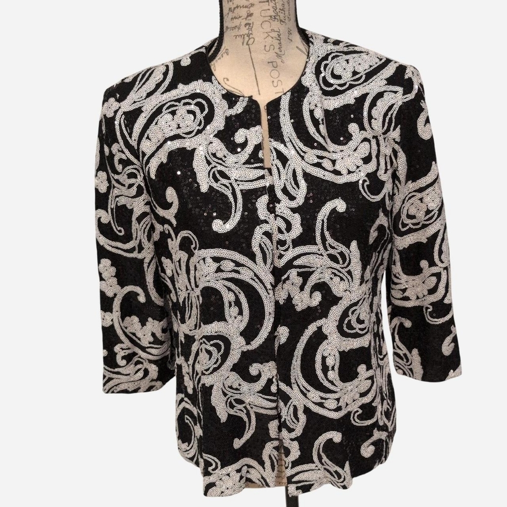 Alex Evenings Jacket And Top Size M